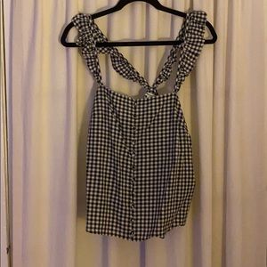 Madewell gingham top